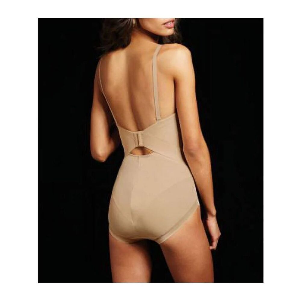 Maidenform NWT Shaper with Built-in Bra & Anti-static Shapewear Bodysuits Latte - Picture 2 of 7